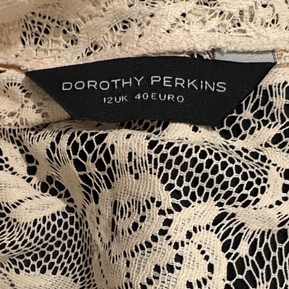 Dorothy Perkins Cream Lace Open-Front Cardigan - Picture 5 of 5